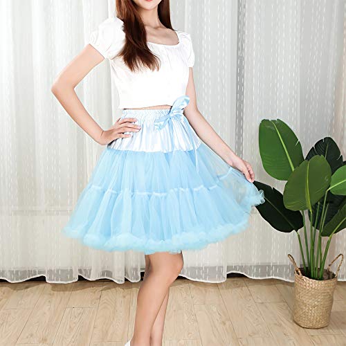 Image of Tutu Skirt as Well as Petticoat above Knee Underskirt Tulle Crinoline slip