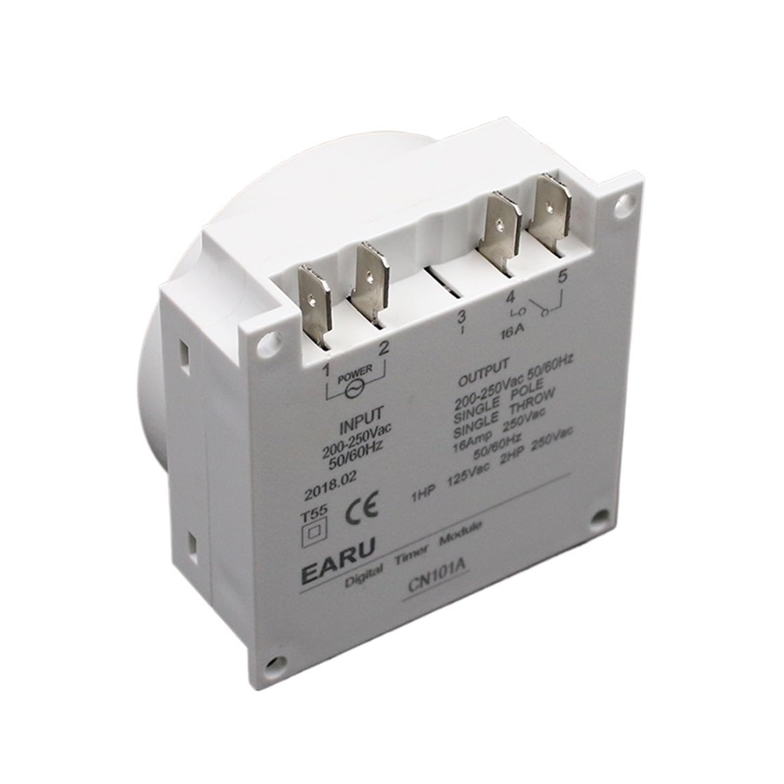 CN101A Interruptor temporizador AC/DC 12V 24V 110V 120V 220V 230V 240V Digital LCD Power Week Mini programable Time Switch Relé 8A a 16A (Color: DC12V)