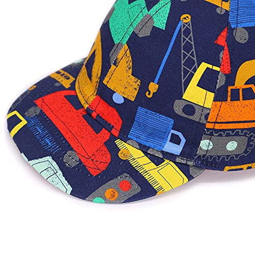 Jerague Baby Baseball Cap 0-6 Months Newborn Infant Toddler Sun Hats Cartoon Automobile Baseball Hat Adjustable For Boy Girl #TOP6