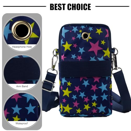 Image of JANKS Small Crossbody Bag for Women - Mini Phone Purses with Crossbody Strap and Wallet - Nylon Arm Bag