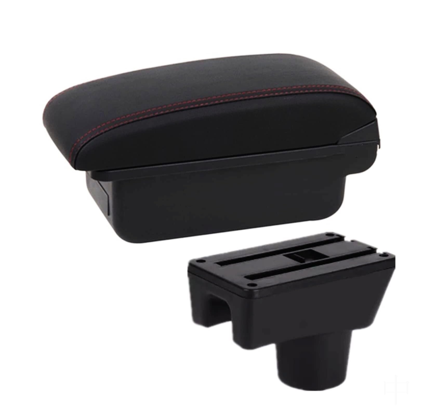 GTDTKGANAK Storage Box For Mitsubishi For Mirage 2012-2023 Center Console Armrest Storage For Box with USB Charging Retrofit(A1 No Usb)