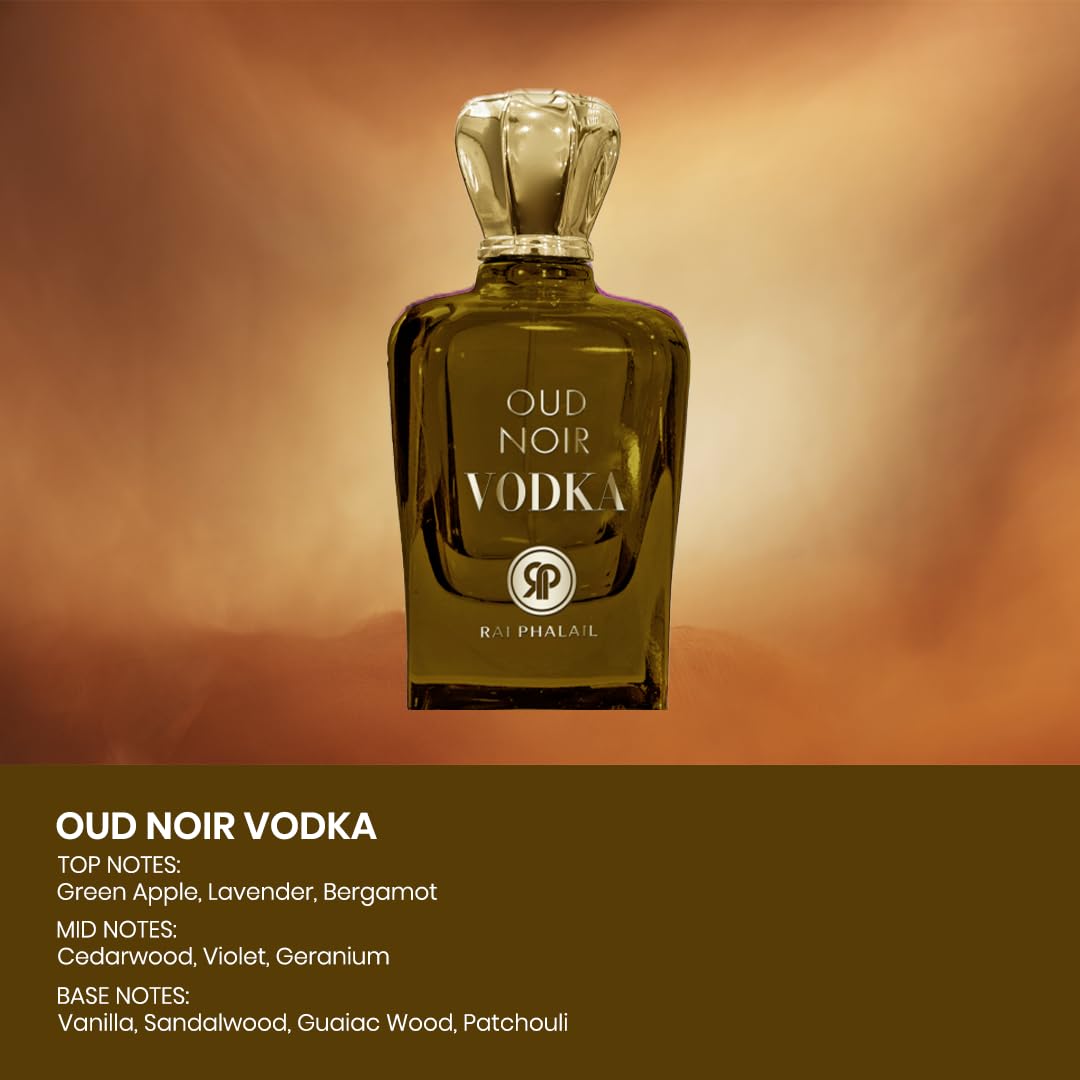 Oud Noir Vodka Eau De Parfum 3.4 oz For Unisex