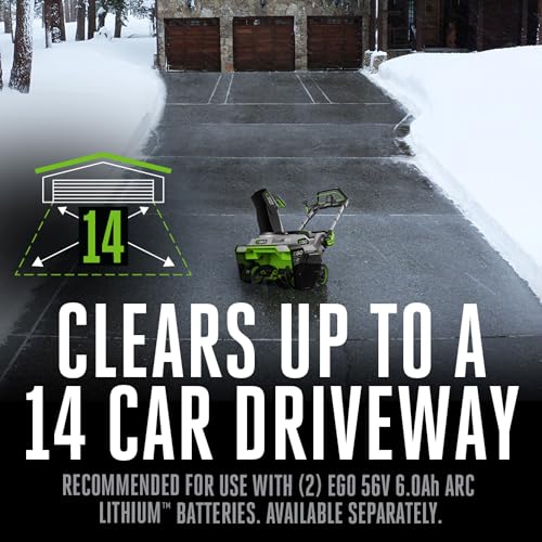 EGO Power+ 21" Electric Snow Blower, Cordless Single Stage, Battery and Charger Not Included - SNT2130 - image 4