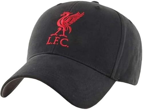 Liverpool F.C. Béisbol, Negro, Adulto 22.8 in, Negro -