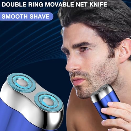 2026 New Model Mini Dual-Head Electric Shaver, Electric Mini Portable ...