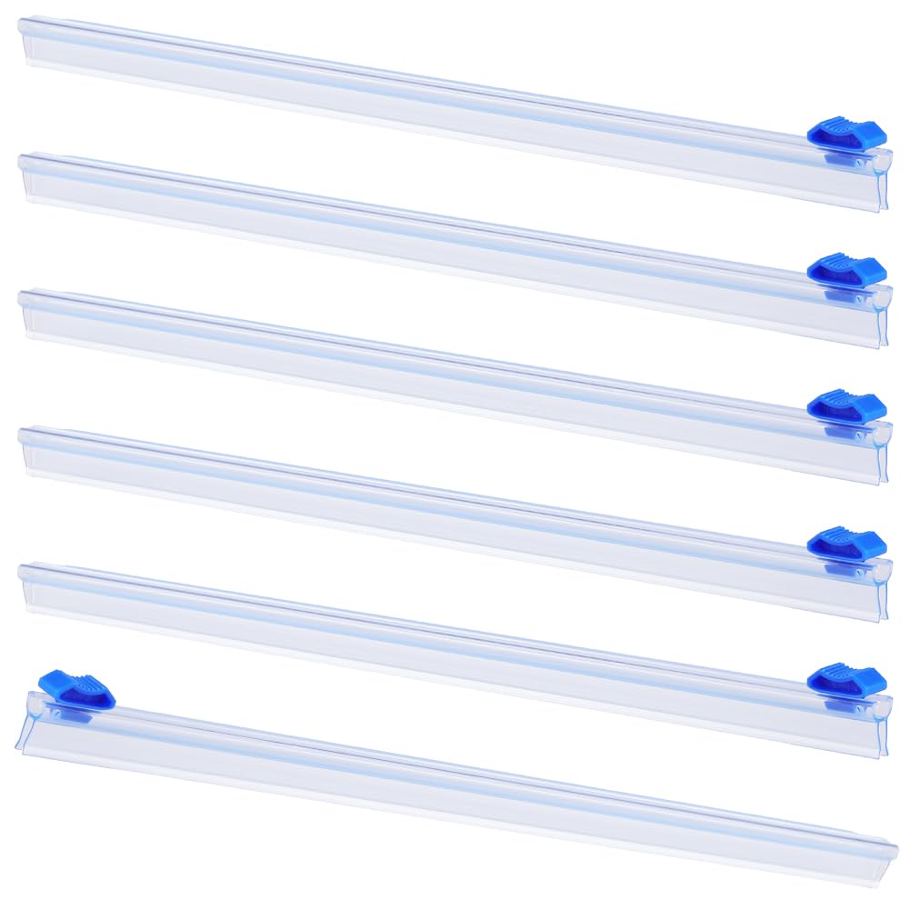 CRASPIRE 12 Cortador Deslizante de Plástico, 13" dispensadores de Película Adhesiva, Cortador Deslizante de Dos Vías, Repuesto Recargable para Cocina, Hogar, Papel de Aluminio, Barbacoa, Papel