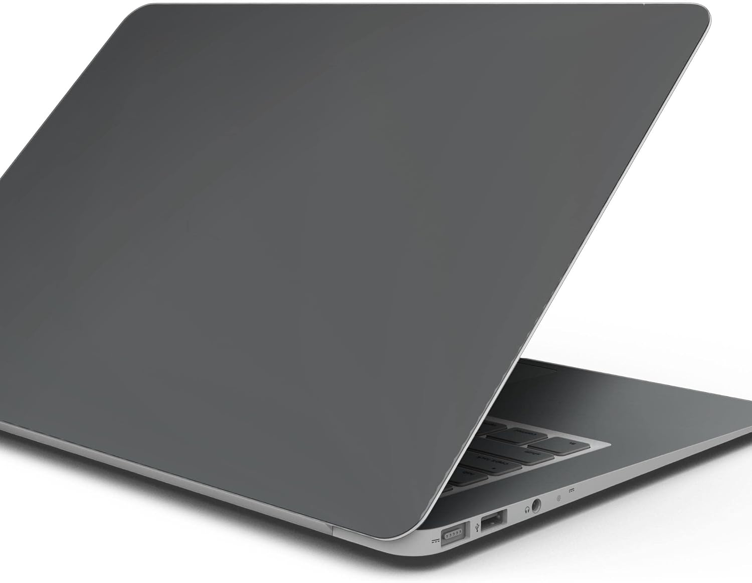 DesignSkinz - Solid Dark Gray - Full-Body Wrap Protective Decal Skin Kit Compatible with MacBook 13" Pro M1 (A2338)