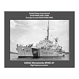 USCGC Minnetonka WHEC 67 Personalized United States Coast Guard Cutter Print