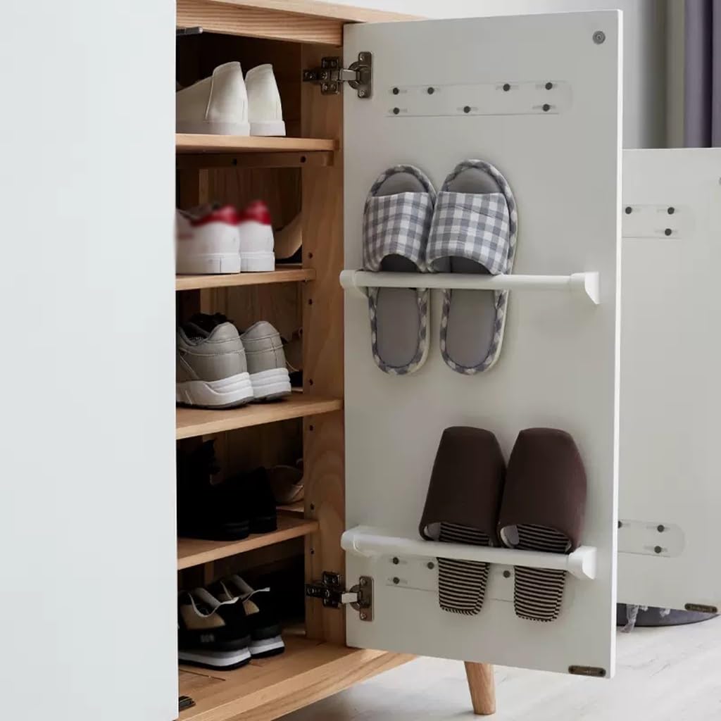 Szafka na buty z motyką do wejścia szafka na buty z litego drewna skandynawskie drzwi domowe ultracienka szafka na ganek szafka do przechowywania balkonowa szafka do przechowywania organizery