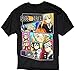 Soul Eater: Character Panels Black T Shirt, Adult Small