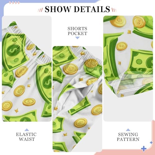 Dussdil Pajama Pants Long Sleep PJ Pant Pajama Bottoms Elastic Waist Lounge Pants with 2 Pockets 6-8Y4