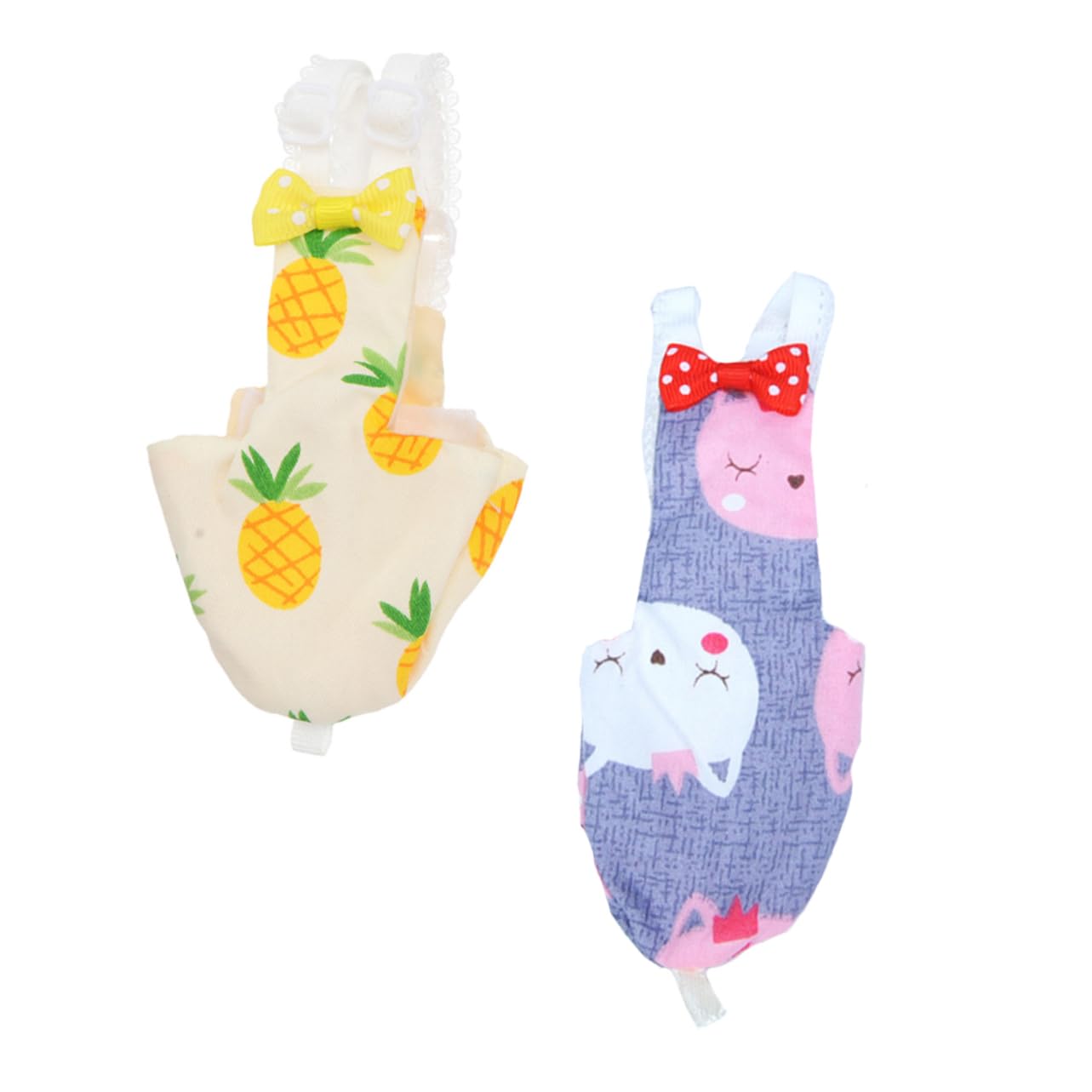 HMJGDHX 2 pañales Reutilizables para Loros, Ropa Ligera para pañales de Pet, Tela de algodón, Almohadilla Lavable para orina de pájaros con Lazo para pájaros Pet