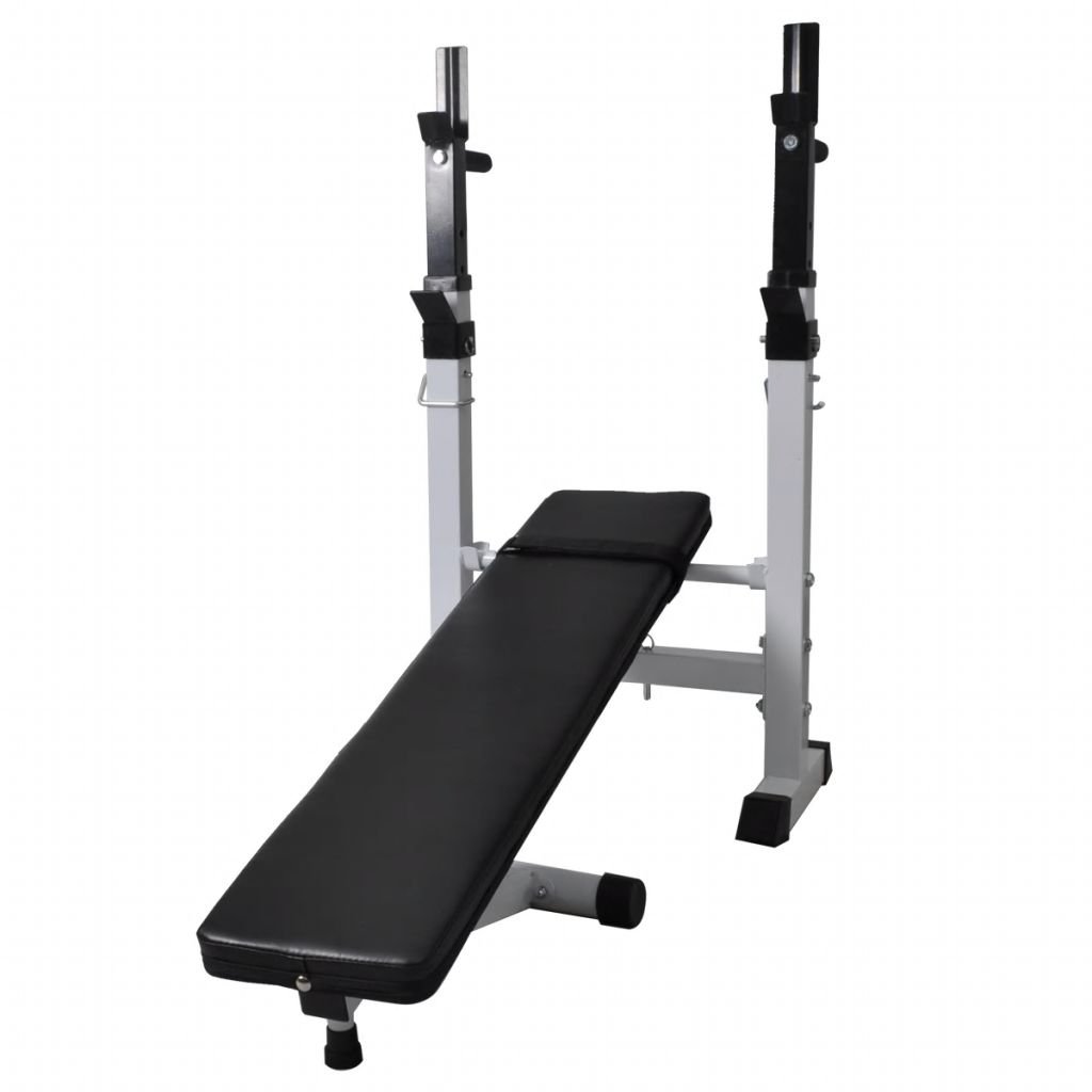 Regulowana/składana ławka do treningu siłowego, ławka użytkowa do treningu całego ciała z szybkim składaniem, ławka do ćwiczeń fitness, prosta ławka do ćwiczeń siłowych