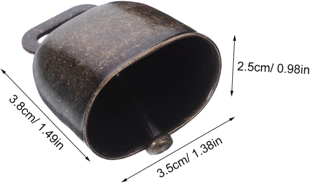 Angoily 28pcs Cattle Bells -theft Sheep Bell Accessories for Farming Decorative Hanging Alarm for Cows Horses and Pets