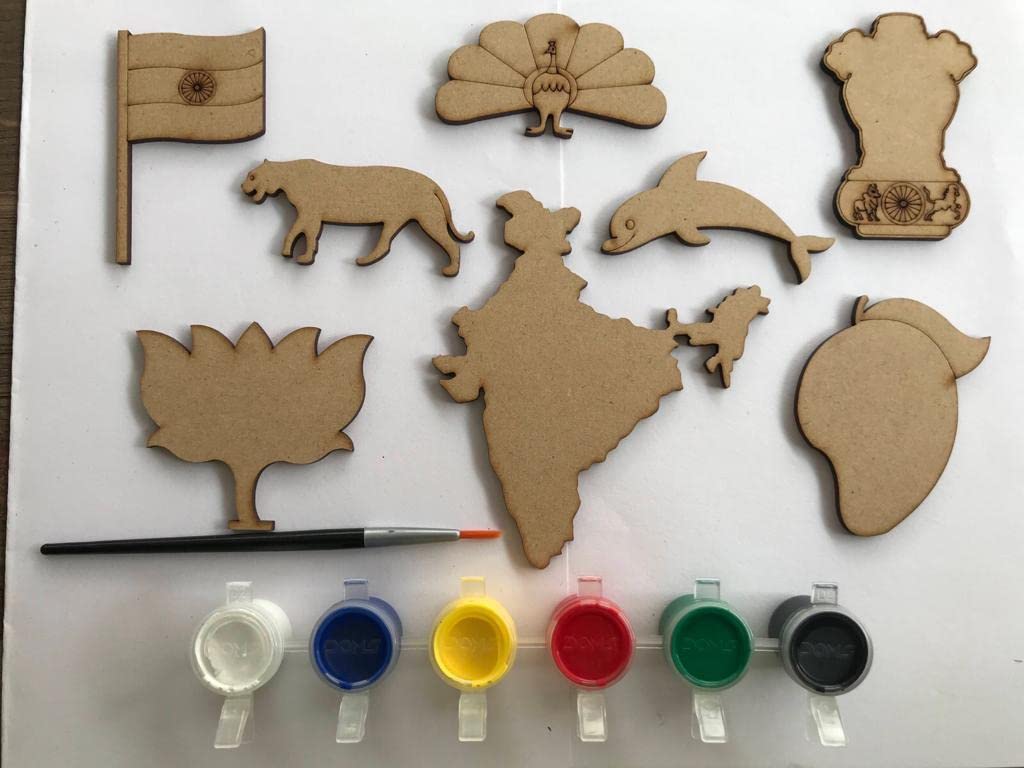 National Symbol of India for Kids,Early Learning Material for Preschool,Wooden Toys,Educational Toy,Learning kit,Colouring kit,Republic Day Activity for Kids. (B0B9SL7FM6) Amazon Price History, Amazon Price Tracker