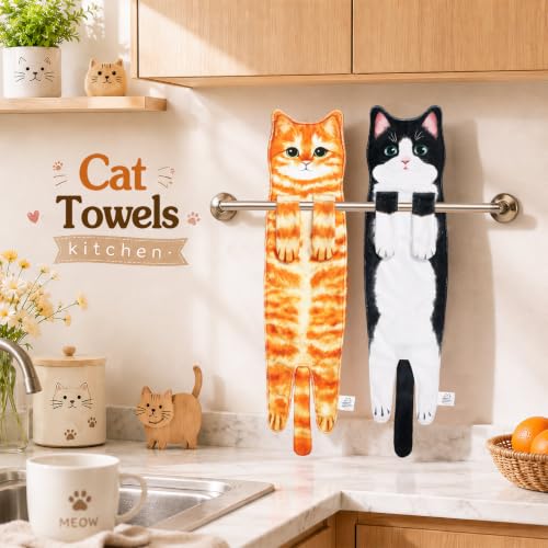 Funny Cat Hand Towel DROPS TO works for all single-pack variants) - image 3
