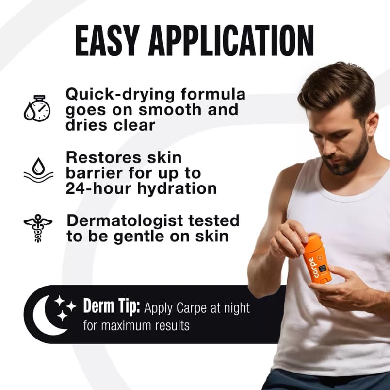 Carpe Men's 100HR Sweat & Odor Control Antiperspirant Deodorant - Bourbon Pepper - 1.76oz