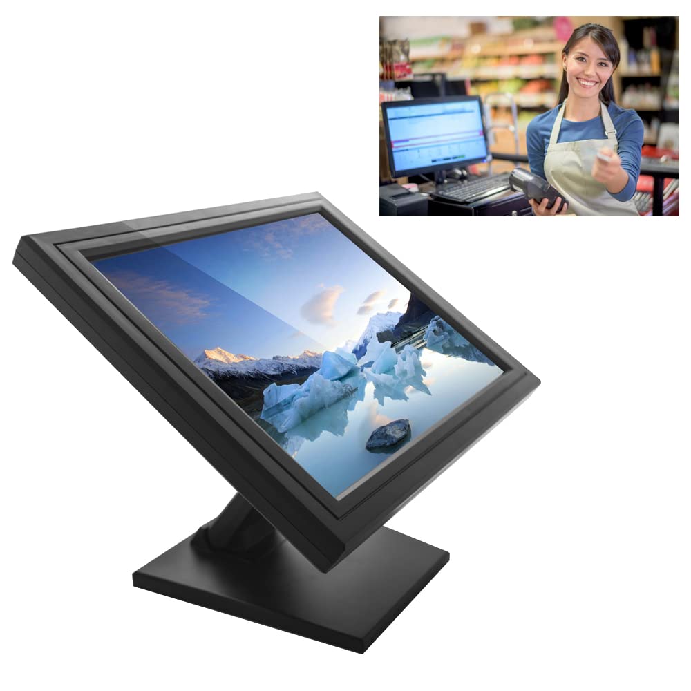 System POS de 17 Pulgadas, Caja registradora de Pantalla táctil, Monitor táctil POS LCD, Monitor táctil 1280 x 1024, quiosco, Restaurante, Bar