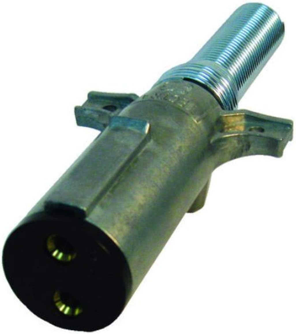 Tectran 670-27SG Vertical Dual Pole Plug (Socket Tarp Systems Connector, Vertical plug assembly with spring guard Crimp Termination)