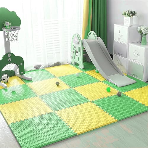 Image of Kids Puzzle Exercise Mat with EVA Foam Interlocking Tiles Play mats and Protective Flooring for Office, Home, School and Gym (9 Tiles - 36 Sq Ft)