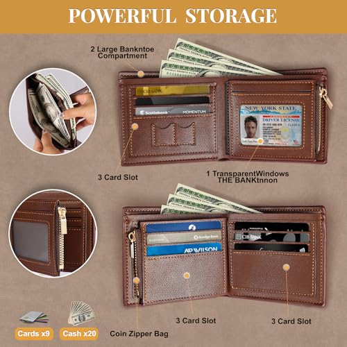 Personalized Customized Photo Wallet Engraved Wallet with Photo and Initials Men's Wallet Men's Customized Wallet Gifts Boyfriend, Father, Fiance, Husband, Birthday Gift3