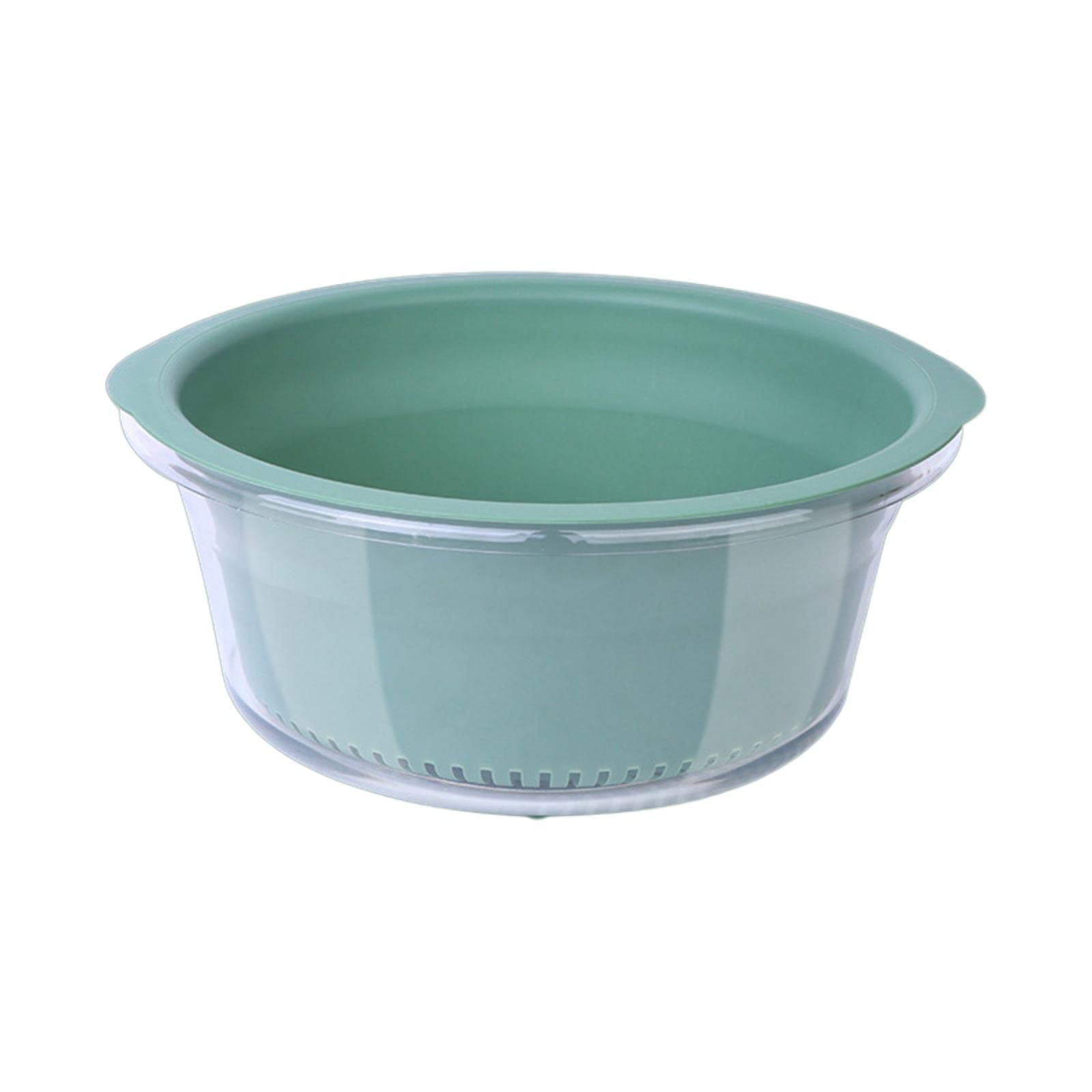 Merishopp Washing Vegetable Baskets Thickened Multifunctional for Washing Fruits S Deep Green-image-40