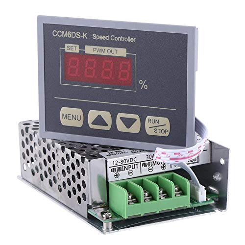 Controlador motor DC 12V-80V PWM 30A para automatización de proyectos y talleres