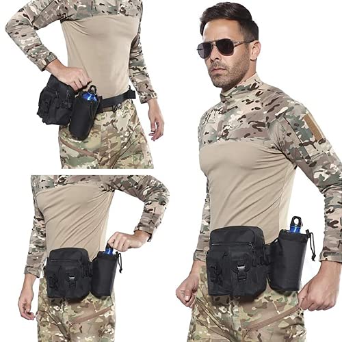 SONERNT Marsupio Nero Molle Marsupio Sportivio con...