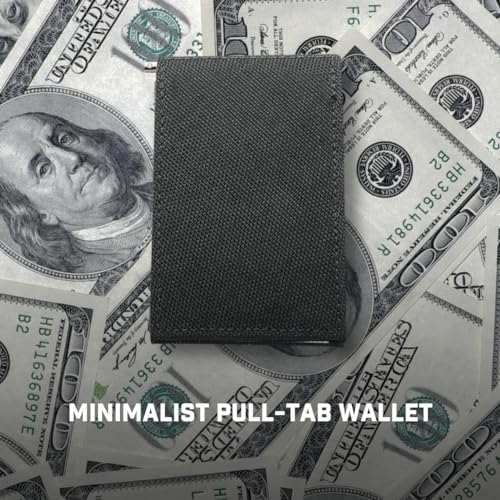 Holstery CashMaster | Compact Bifold Wallet with Pull-Tab Card Slots, Removable Money Clip | Slim Design, Durable Cordura Material2