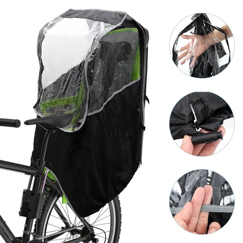 Cubierta de lluvia para asiento de bicicleta A ABSOPRO de PVC impermeable universal 4