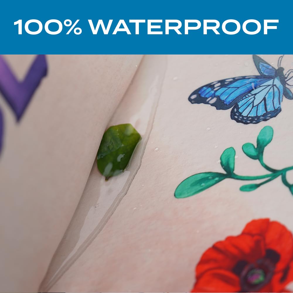 Temdrsuy Boho Car Seat Covers Cute - 2PCS Waterproof Front Seat Covers with Car Drying Towel, Airbag Compatible, Universal Fit for Most Vehicle Car Seat Protector for Women SUV Sedans Trucks