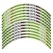 fasdjk Adesivo Riflettente Ruota Moto Accessori Moto Ruota Pneumatico Decorazione Cerchio Adesivo Decalcomania Riflettente per su-ZU-Ki GSXR gsxr gsx r- (Color : C)