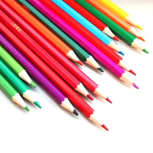 image for SKKSTATIONERY 50Pcs Colored Pencils,50 Vibrant Colors, Drawing Pencils