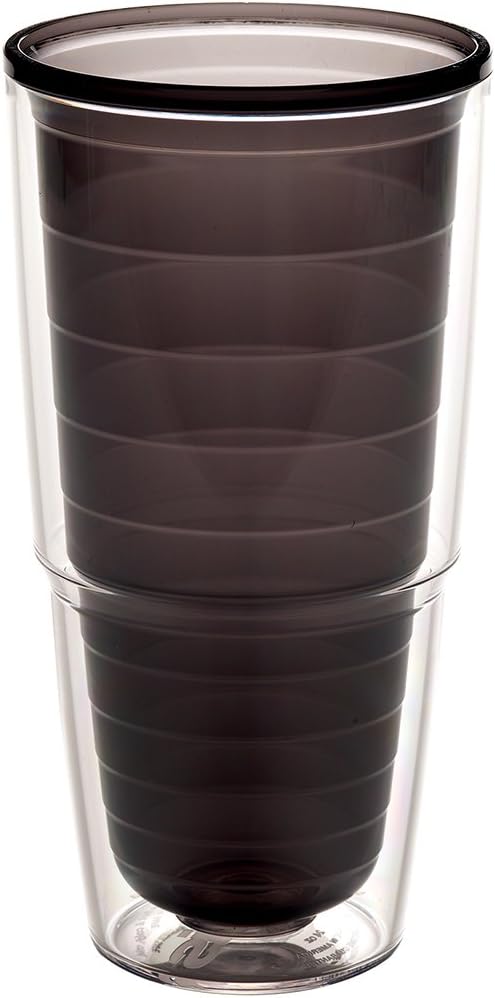 Tervis Made in USA Clear & Colorful Tabletop Insulated Tumbler, Tritan, Quartz