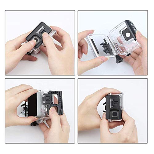 Image of Waterproof Housing Case, hongdak Waterproof Case for GoPro Hero 7 /6 /5 Black(2018) Housing Case Diving Protective Housing Shell 169FT /60M for GoPro Action Camera Underwater Dive Case Shell with Bracket | Diving Protective Housing Shell with Touchable Cover for GoPro Action Camera Underwater Dive Case Shell