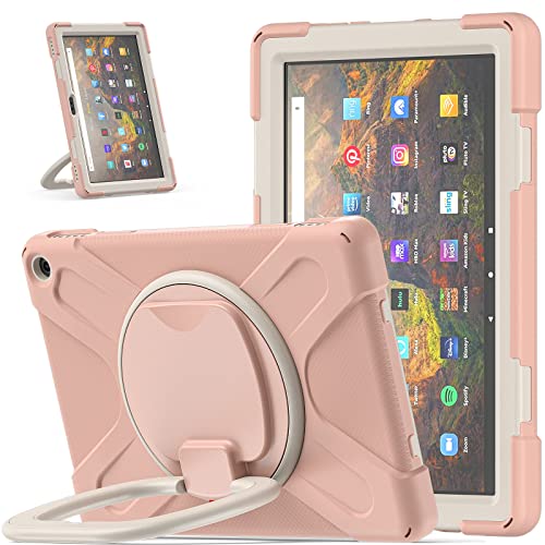 Aokil Fire HD 10 �P�[�X 2021�N���� ��11����p Fire HD 10/ HD 10Plus �^�u���b�g�P�[�X �y���V�����[ 360°��]�X�^���h�@�\ �ϏՌ� �O�d�\�� PC+�V���R���� �J�o�[ ���|���t�� ���� �������ˊO ������