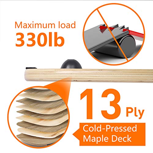 WV WONDER VIEW Balance Board, Wobble Board Balance Trainer for Fitness with Roller-Board Balancing for Surf, Ski, Snowboard, Skateboarding,and Exercise - Thumbnail 3