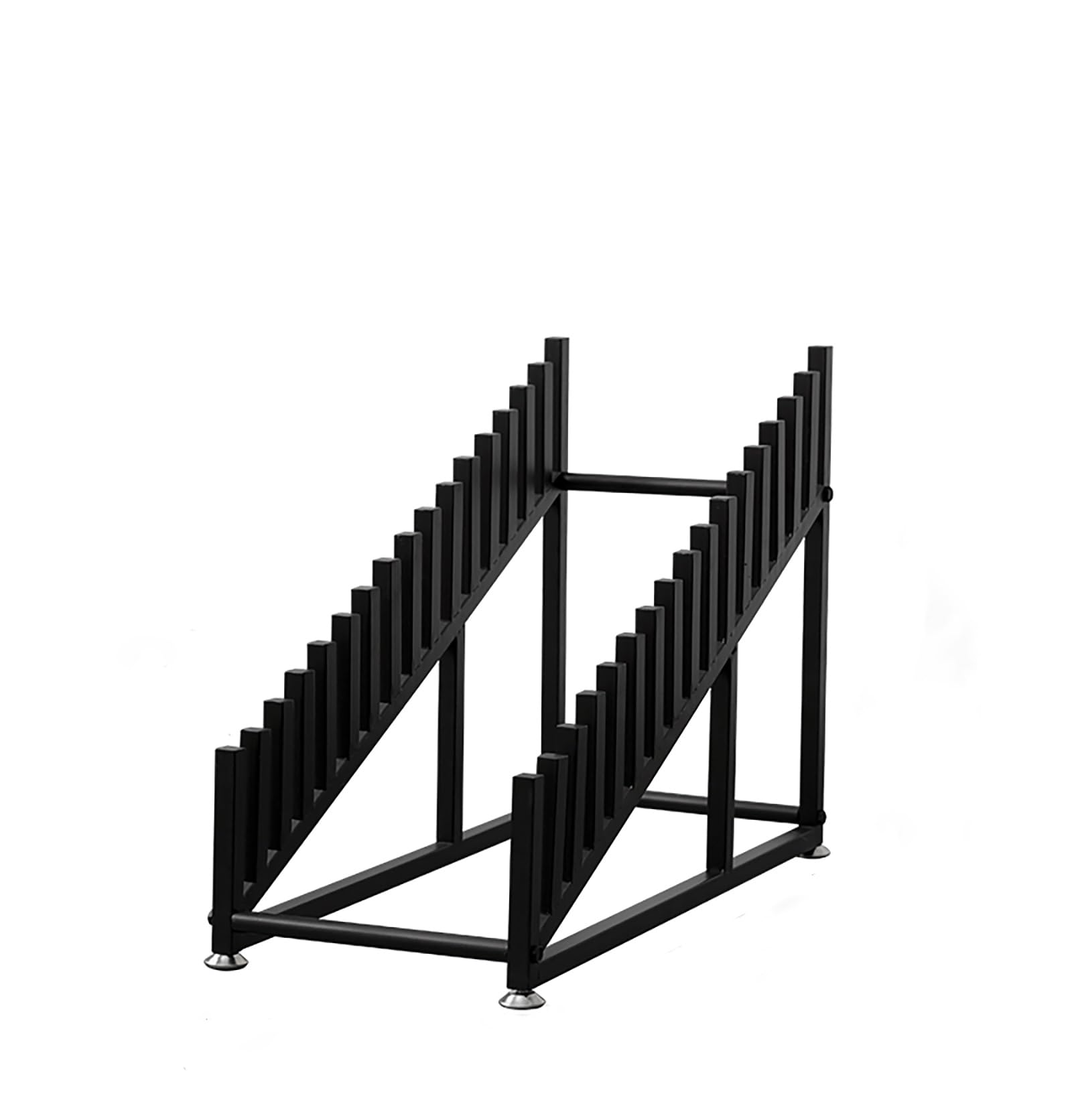 Tamaños múltiples del negro del soporte de exhibición de la muestra de la teja y del material de construcción del piso(20.4x26.3x19.8in)