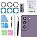 2PCS Galaxy S21 FE Back Rear Camera Lens Glass Replacement, ASDAWN Back Lens Glass for Samsung Galaxy S21 FE 6.4 inches All Carriers with Free Lens Film + Installation Manual + Repair Tool Set