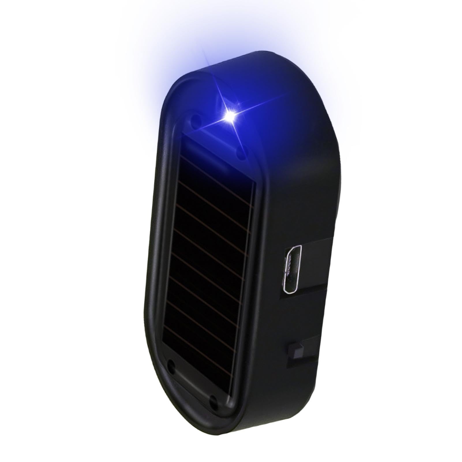 SIMULAZIONE ALLARME AUTO ANTIFURTO FINTA FALSO SOLE USB UNIVERSALE LED FLASH Zf - Foto 7