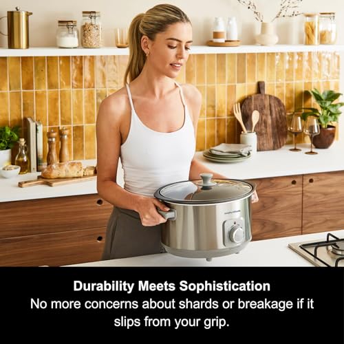 Morphy Richards 6.5L Aluminium Slow Cooker - Brushed Steel - Image 5