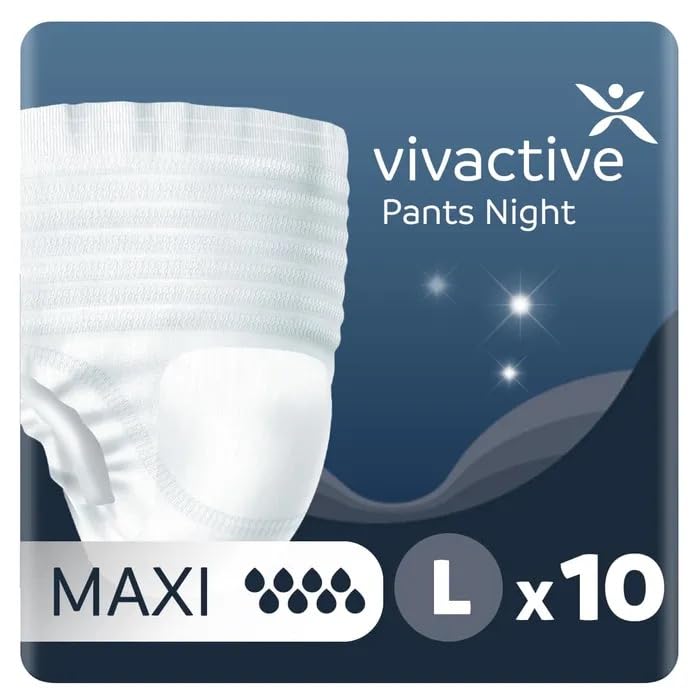 Vivactive Pants Night Maxi Large (2300ml) 10 Pack