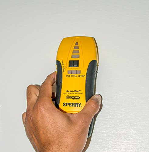 Sperry Instruments PD6902 5-In-1 Multi-Scanner & Electrical Tester, 120V AC, Stud Finder, Metal Scanner, Non-Contact AC Voltage Detection, GFCI Test Functionality, Audio & Visual Indication, 2 Pc. Kit - Thumbnail 3