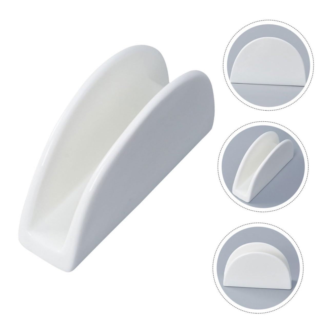 VICASKY 2pezzi Porta Tovaglioli in Ceramica Da Tavolo Organizzator Tovaglioli Per Cucina Cena Feste e Uso Quotidiano Resistente