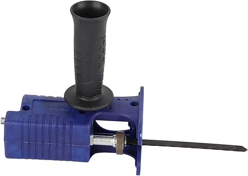 Miniatura 2 de Accesorio de sierra mejorado para taladro, adaptador de sierra recíproca portátil con hoja de sierra de 3 piezas para cortar metal