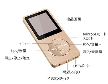 デジタルメディアプレーヤー　携帯音楽プレーヤー　スピーカー付　箱付きs 楽天市場】mp3プレーヤー スピーカー内蔵 デジタルオーディオ
