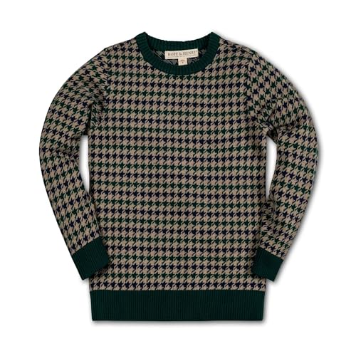 Image of Hope & Henry Boys' Long Sleeve Crew Neck Pullover Sweater