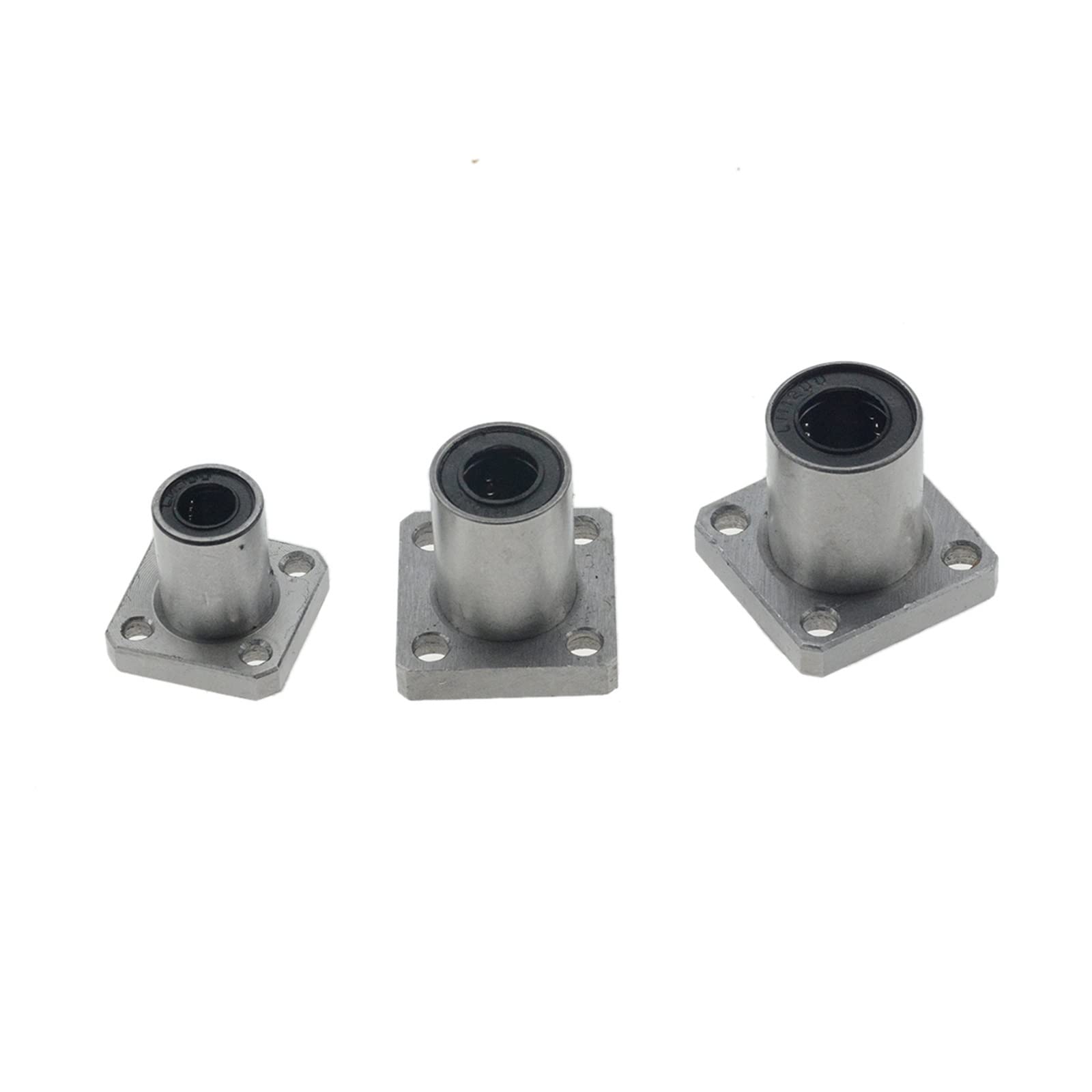 2 pièces/lot LMK16LUU LMK10LUU LMK10UU LMK8UU LMK12UU LMK16UU LMK20UU LMK12LUU 16mm Bride roulement linéaire for imprimante 3D Tige linéaire go (Guide Length : LMK12LUU)