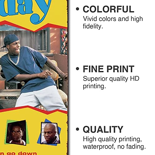 Friday Movie Posters Vintage 90S Movie Tin Signs Retro Metal Signs Decorative Plaques Prints Wall Art Room Decor, 8X12 Inch (20X30 Cm) #TOP2