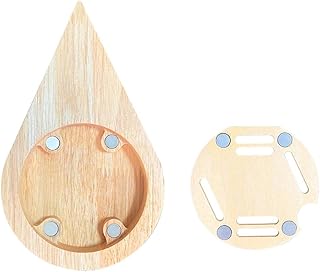 Drewniany wieszak na medale krople wody medale stojak uchwyt szwy wystrój domu drewniany wieszak na medale;